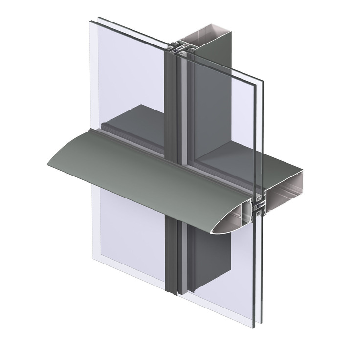 Алюминиевая фасадная система Reynaers Concept Wall 50 Киев hl
