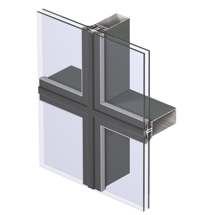 Алюминиевая фасадная система Reynaers Concept Wall 50 Киев sc