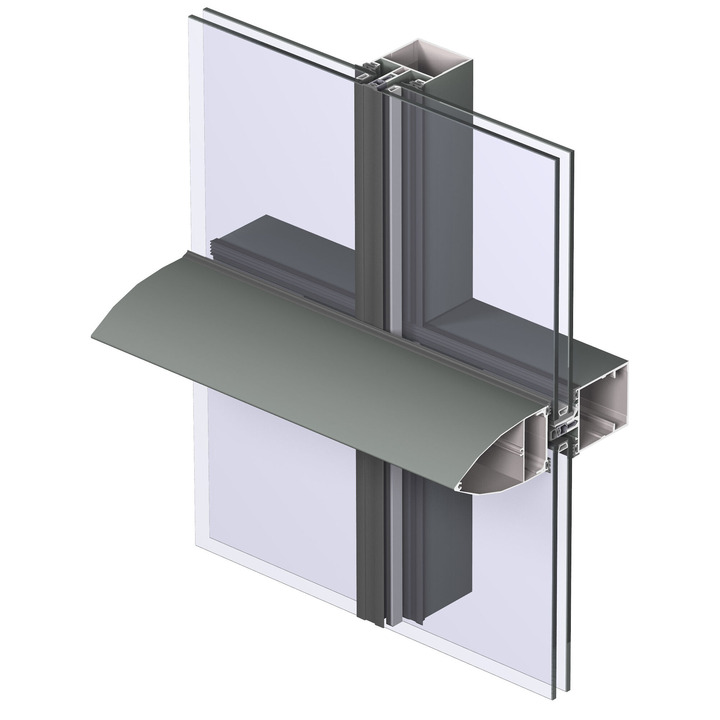 Алюминиевая фасадная система Reynaers Concept Wall 60 Киев hl