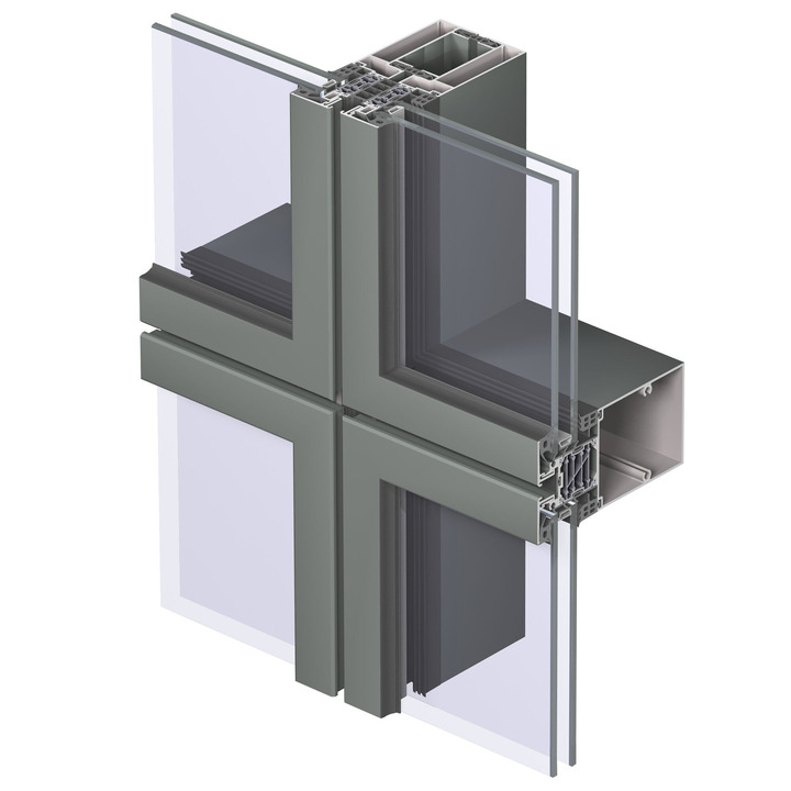 Алюминиевая фасадная система Reynaers Concept Wall 86 Алюминиевая фасадная система Reynaers Concept Wall 86