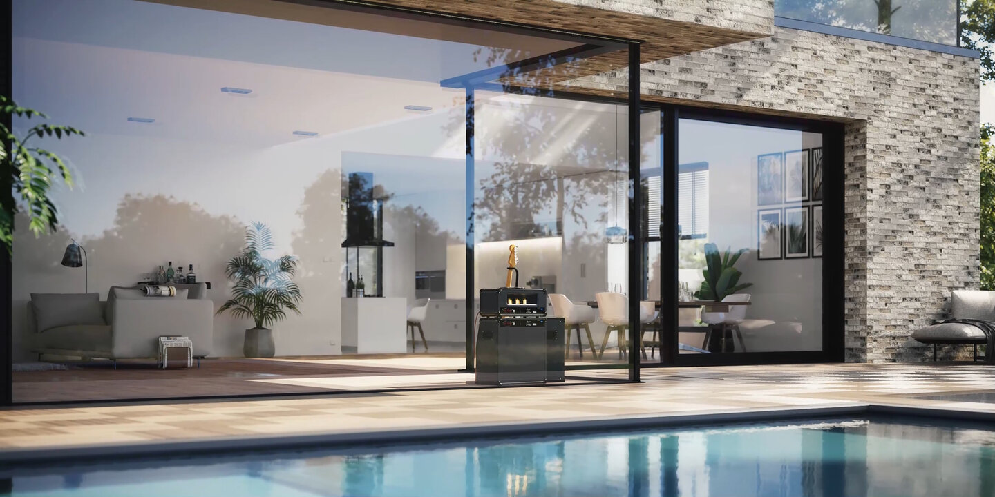 Стеклянные углы в раздвижной системе Reynaers MasterPatio Киев