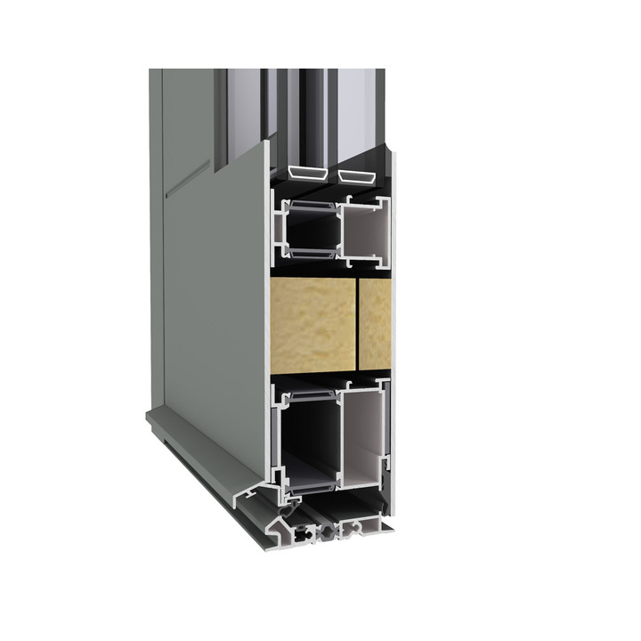 Панельные алюминиевые двери Reynaers MasterLine 8 Panel Door